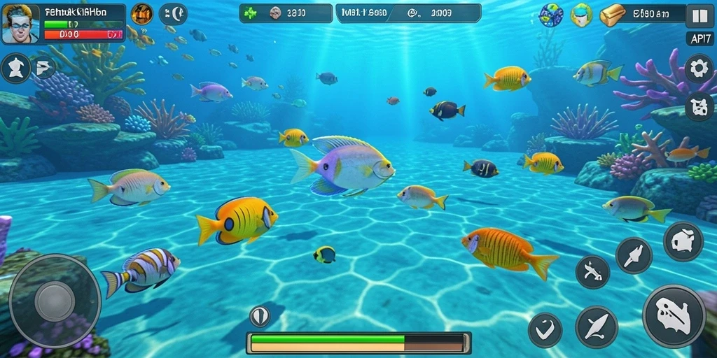 Screenshot gameplay API77 yang menampilkan aksi tembak ikan seru.