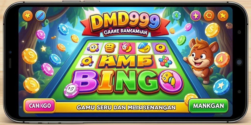 Tampilan gameplay Bingo yang menarik dan interaktif dari DMD999.