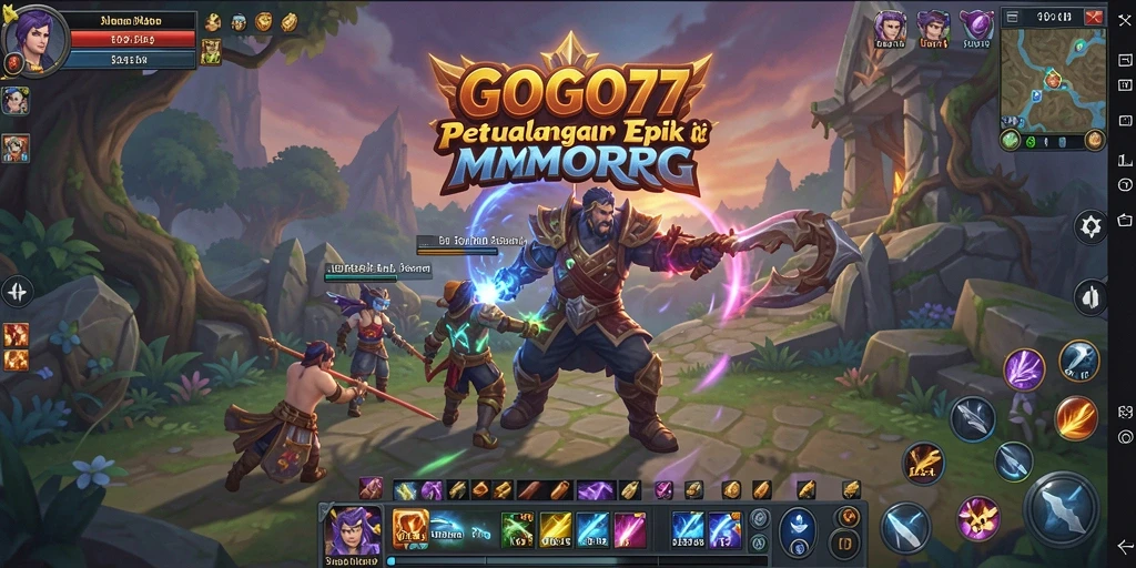 Gameplay seru GOGO77 dalam dunia MMORPG penuh aksi.