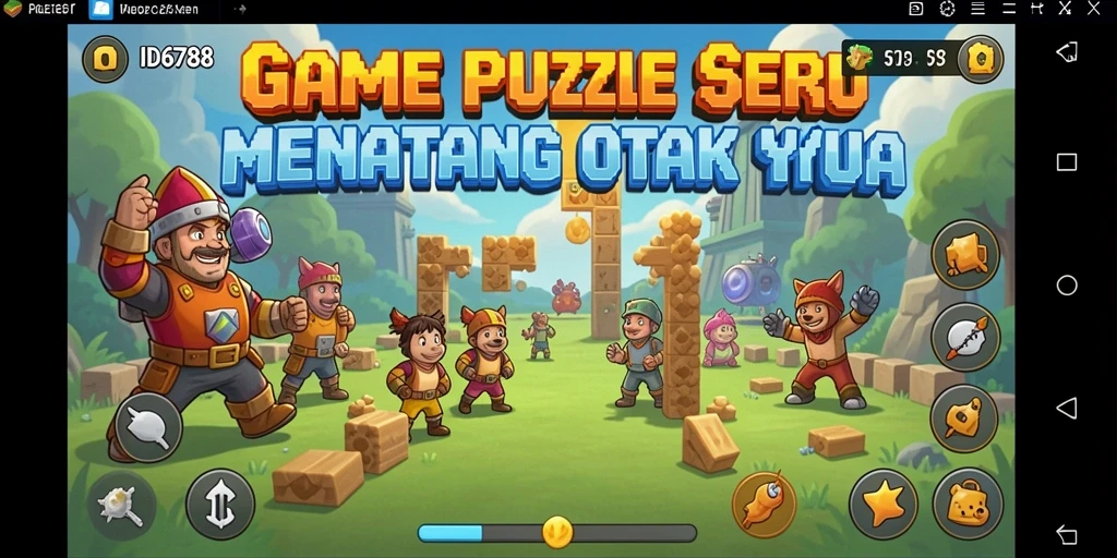 Gameplay menantang puzzle di ID6788 yang seru dan menarik.