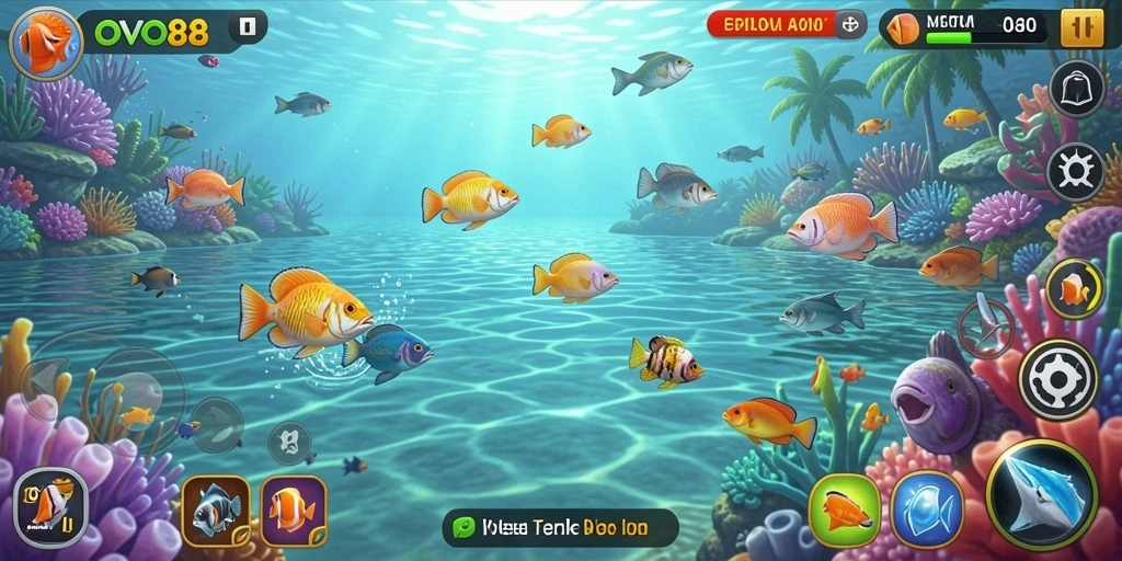Screenshot konten gameplay Tembak Ikan yang menarik dan penuh aksi.