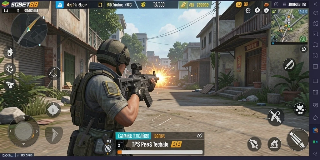 Screenshot utama menampilkan gameplay aksi seru dalam <strong>SOBET88</strong>.
