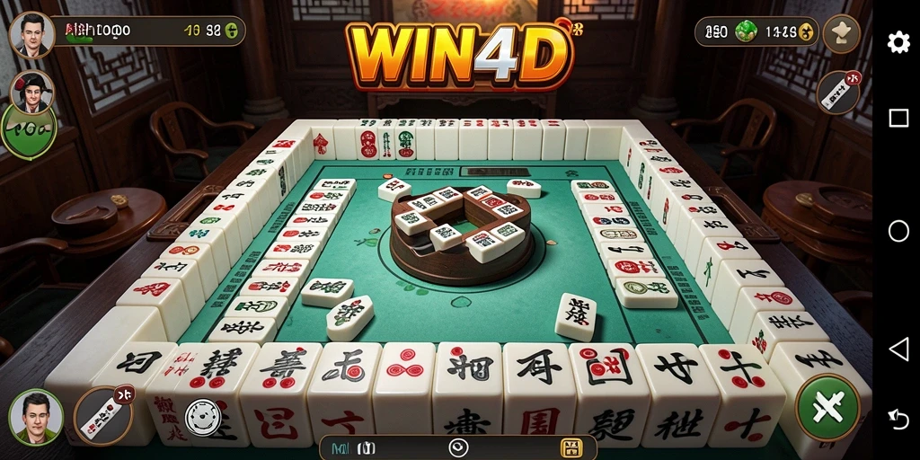 Screenshot gameplay WIN4D menampilkan tantangan Mahjong yang menarik.