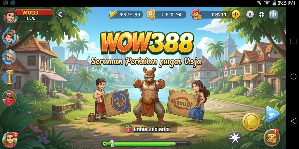 Tangkapan layar gameplay WOW388 yang menyenangkan dan menghibur.